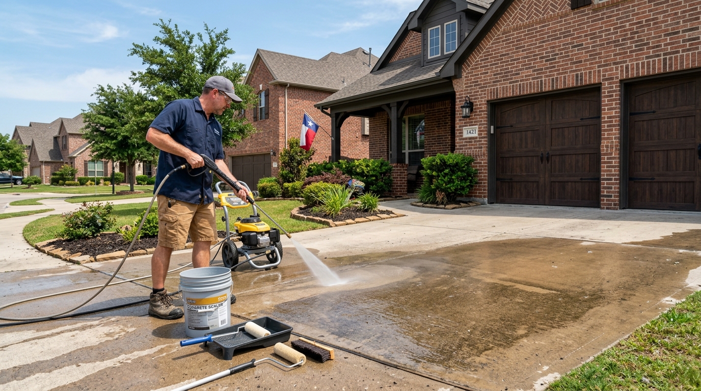 Concrete Maintenance Tips for Texas Homeowners