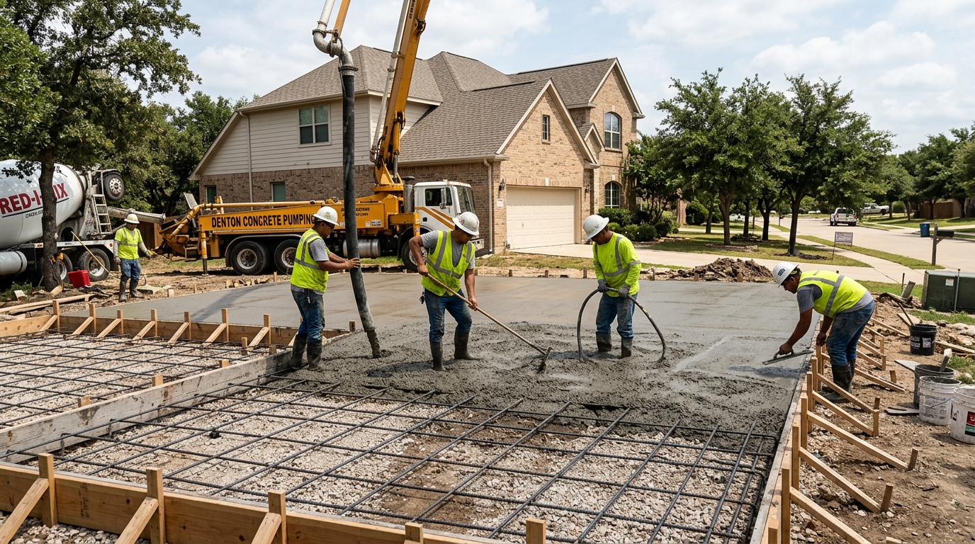Concrete Slabs: Garage, Shed & Foundation Pads in Denton County