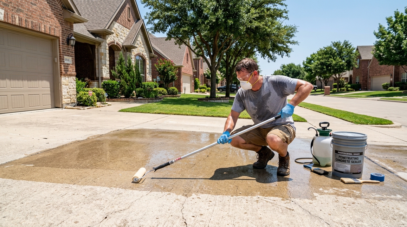 How to Protect Concrete from Texas Heat, Humidity, and Weather