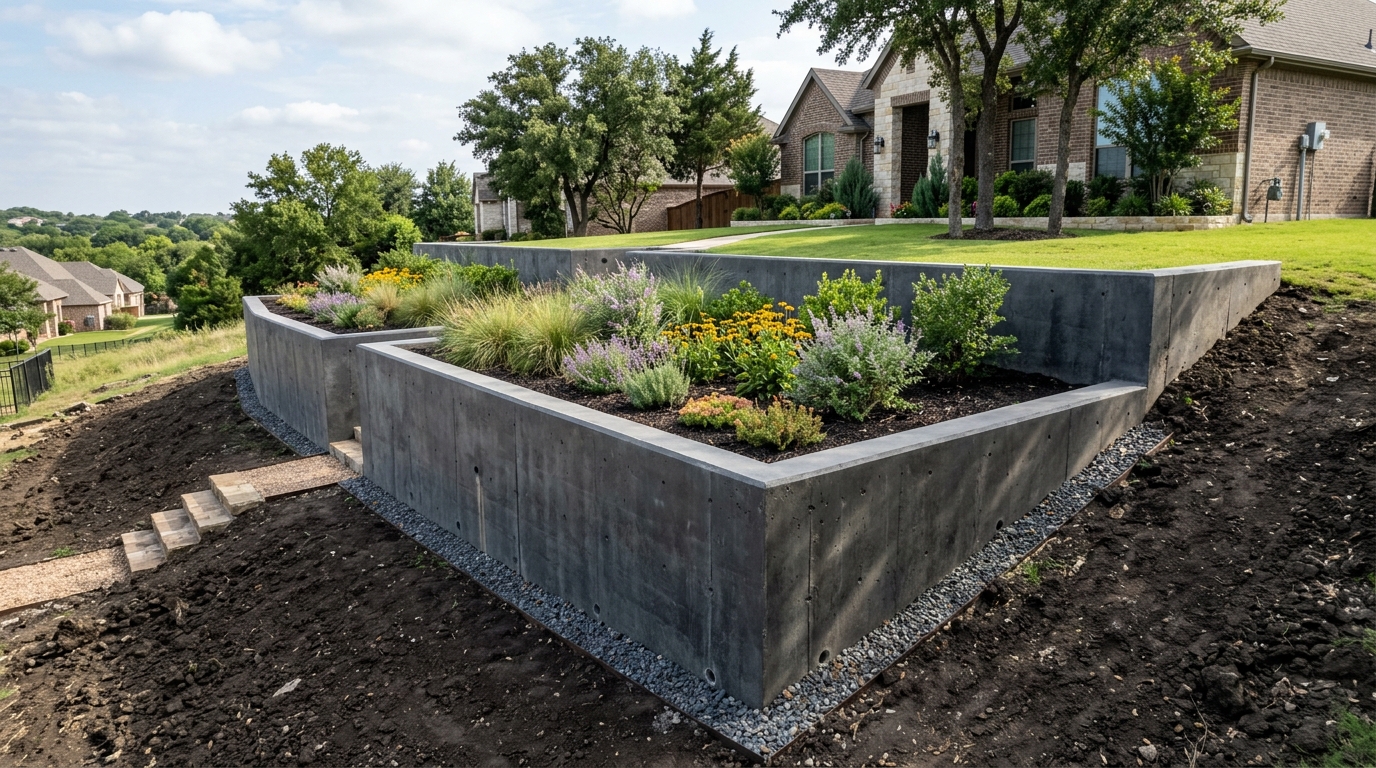 Retaining Walls on Expansive Clay Soil: What Texas Homeowners Need to Know